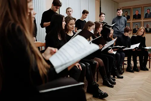 Chorale variétés avec Delphine